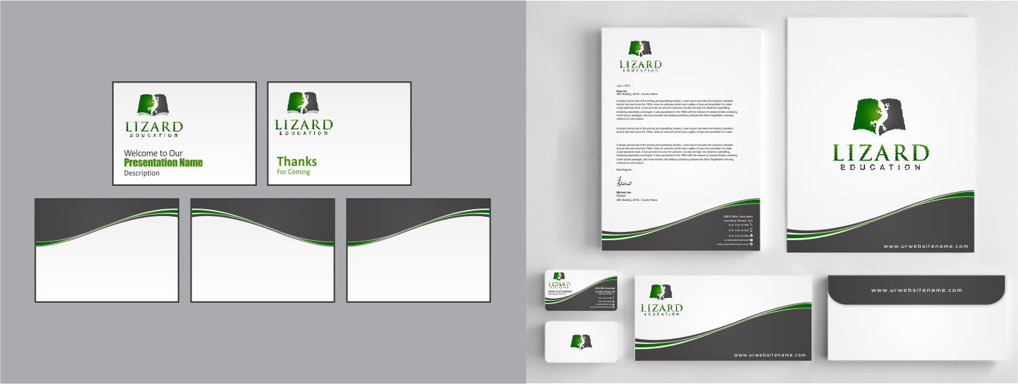 Diseño de Papelería por szabist para Lizard Education | Diseño #5564856