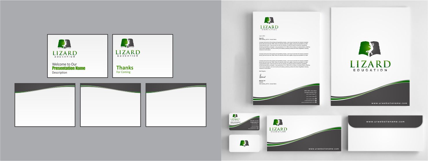 Diseño de Papelería por szabist para Lizard Education | Diseño #5580141