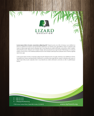 Diseño de Papelería por meet007 para Lizard Education | Diseño: #5363137