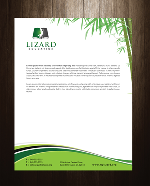 Diseño de Papelería por meet007 para Lizard Education | Diseño: #5363229