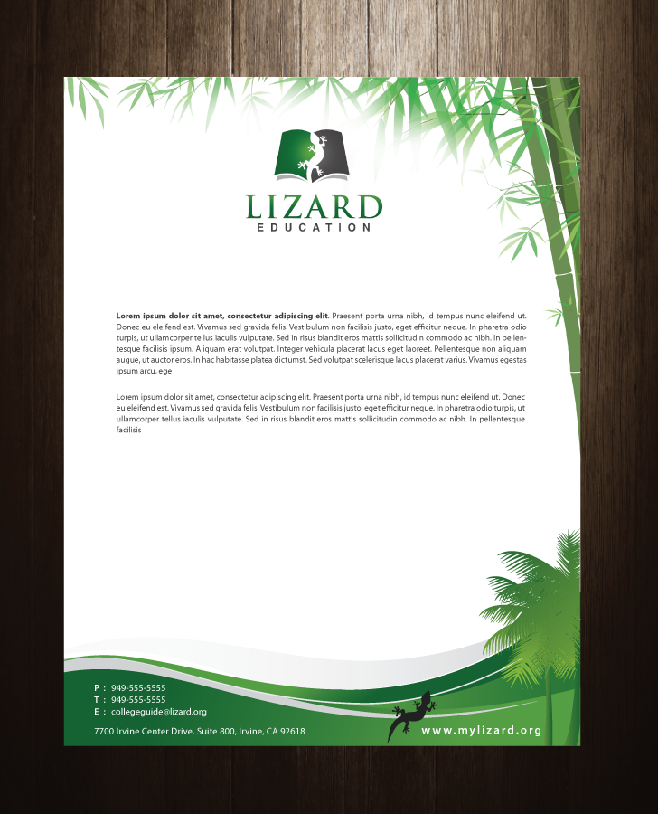 Diseño de Papelería por meet007 para Lizard Education | Diseño #5367150