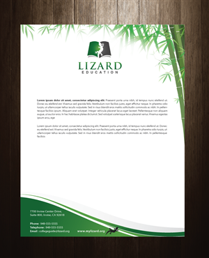 Diseño de Papelería por meet007 para Lizard Education | Diseño: #5367248