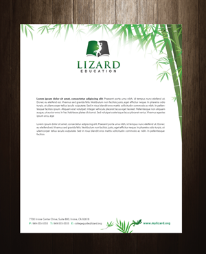 Diseño de Papelería por meet007 para Lizard Education | Diseño: #5367306
