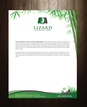 Diseño de Papelería por meet007 para Lizard Education | Diseño: #5492782