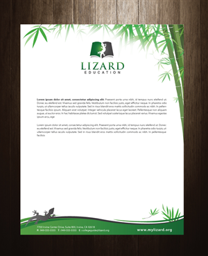 Diseño de Papelería por meet007 para Lizard Education | Diseño: #5492786
