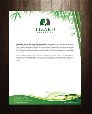 Stationery Design by meet007 for Lizard Education | Design: #5493216