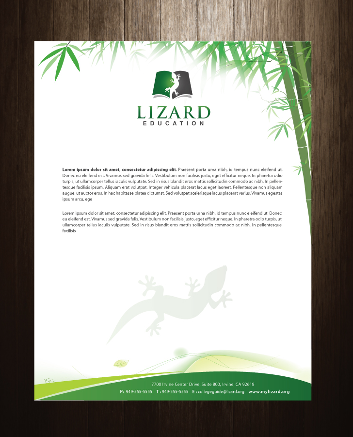 Diseño de Papelería por meet007 para Lizard Education | Diseño #5493236