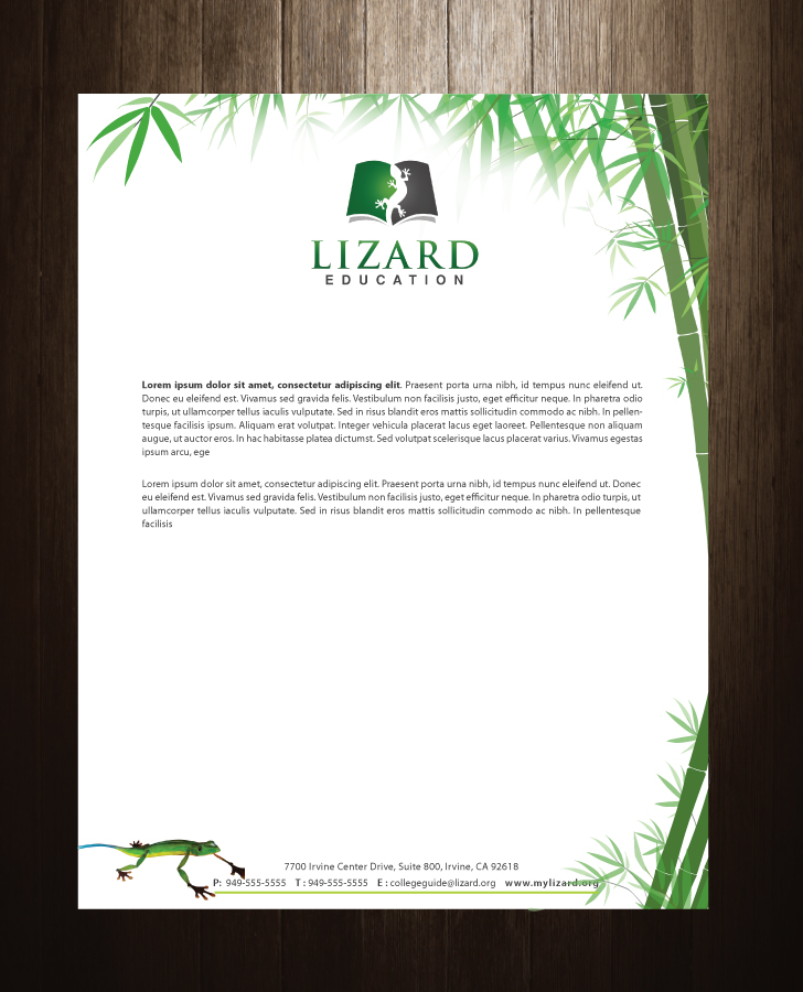 Diseño de Papelería por meet007 para Lizard Education | Diseño #5498854