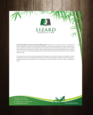 Diseño de Papelería por meet007 para Lizard Education | Diseño: #5513513