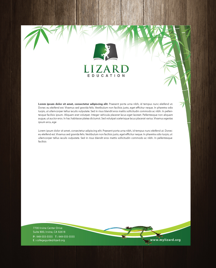 Diseño de Papelería por meet007 para Lizard Education | Diseño #5513582