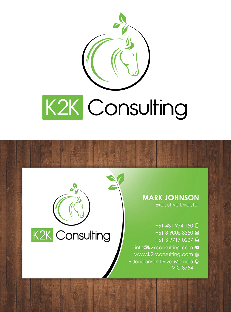 Diseño de Tarjeta de Presentación por Stylez Designz para K2K Consulting | Diseño #5406944