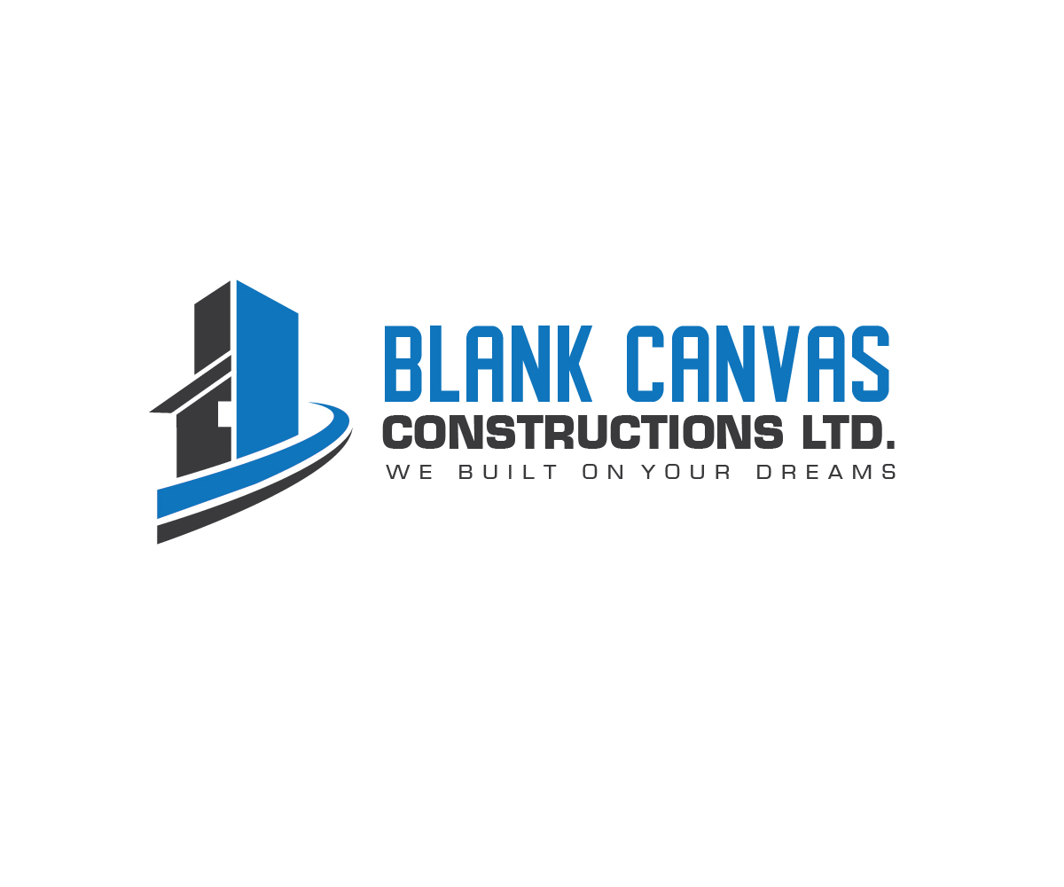 Logo Design by renderman for Blank Canvas Constructions Ltd | Design #5394203