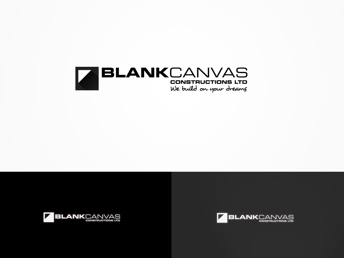 Logo Design by ArtSamurai for Blank Canvas Constructions Ltd | Design #5364794