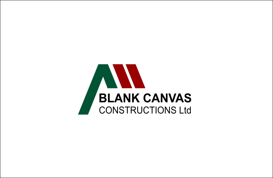 Logo Design by vesnusca for Blank Canvas Constructions Ltd | Design #5399128