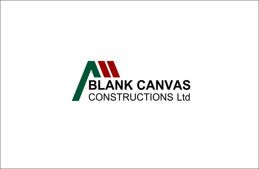 Logo Design by vesnusca for Blank Canvas Constructions Ltd | Design #5399168