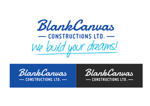 Logo-Design von Kim.J für Blank Canvas Constructions Ltd | Design #5355694