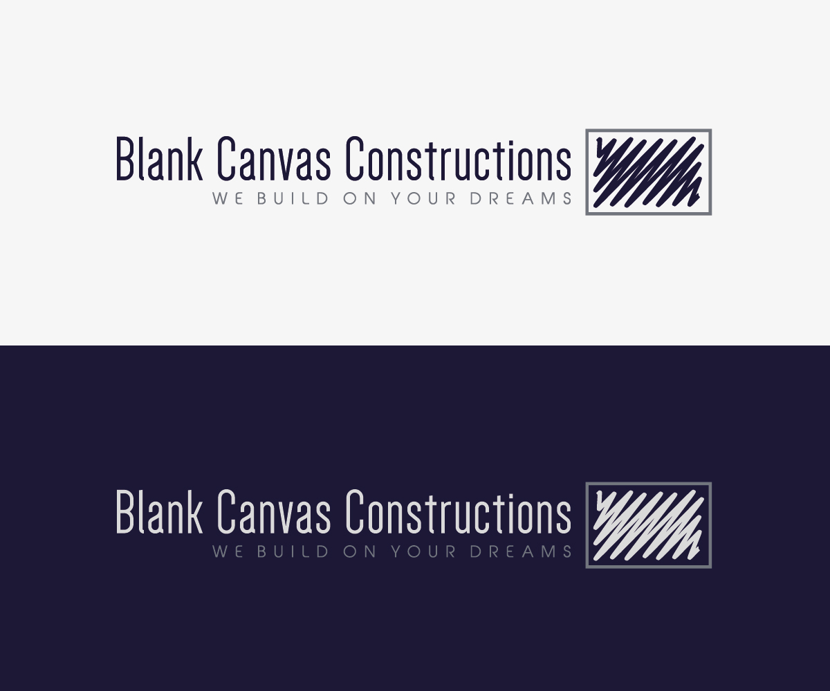Logo Design by AnA_design for Blank Canvas Constructions Ltd | Design #5392943