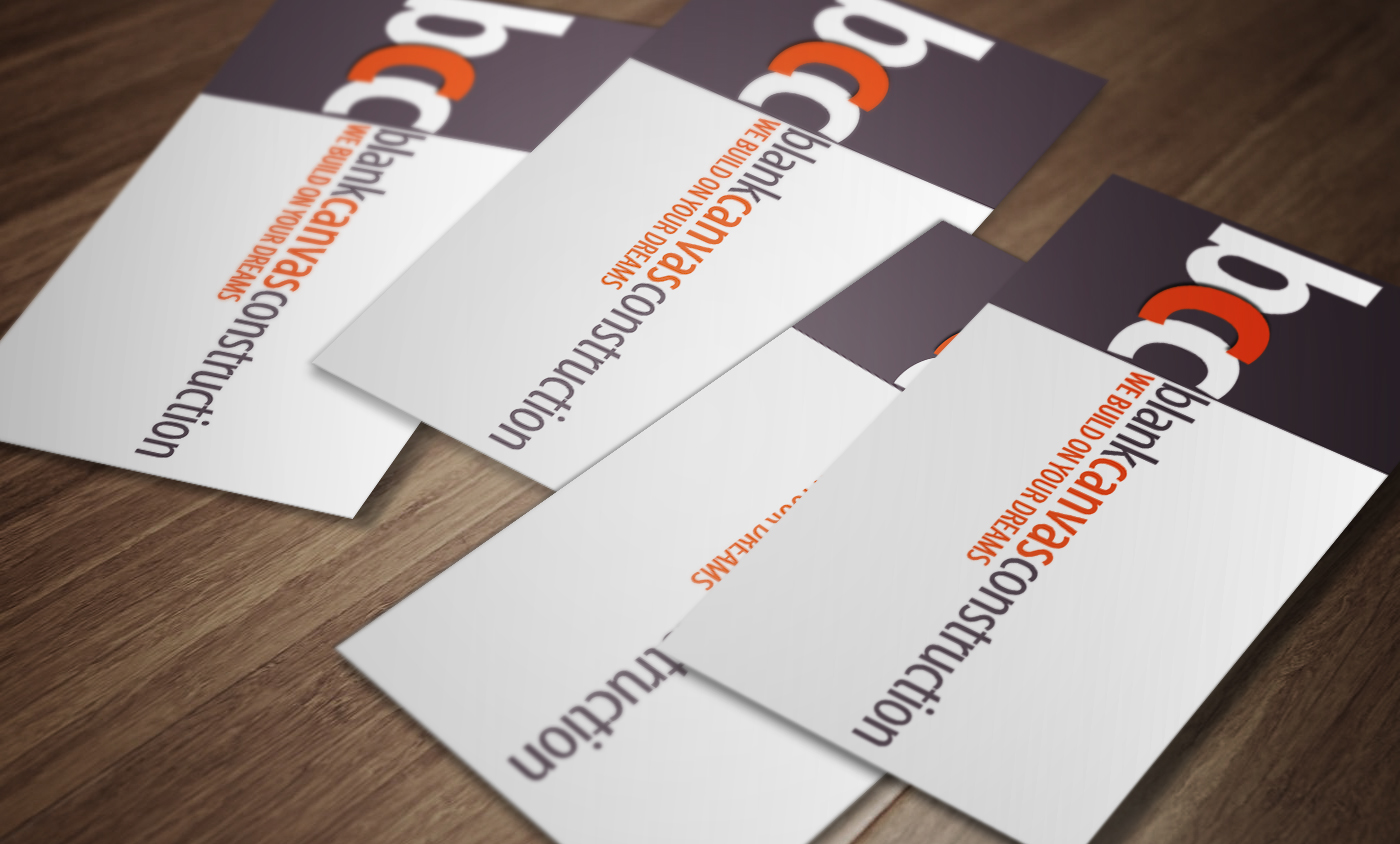 Logo Design by OOMPHDESIGN for Blank Canvas Constructions Ltd | Design #5363720