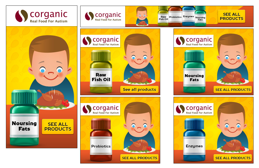 Diseño De Banner Publicitario por Easy Flyer Design para Organic 3, Inc. | Diseño #5352976