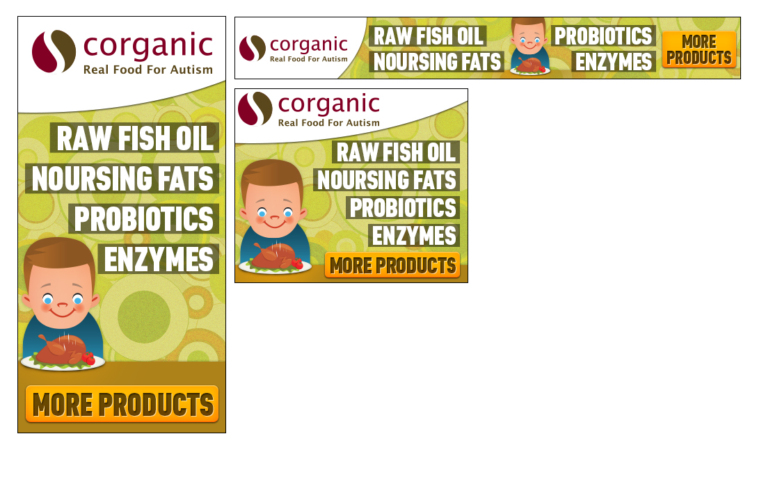 Diseño De Banner Publicitario por Easy Flyer Design para Organic 3, Inc. | Diseño #5361179