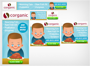 Diseño De Banner Publicitario por Levardos para Organic 3, Inc. | Diseño: #5378887