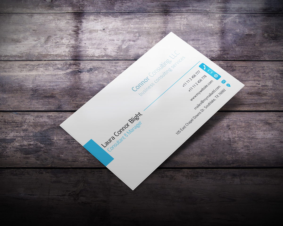 Diseño de Tarjeta de Presentación por BK Dip para Connor Consulting, LLC | Diseño #5359777