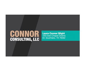 Business Card Design by Awash for Connor Consulting, LLC | Design #5372946