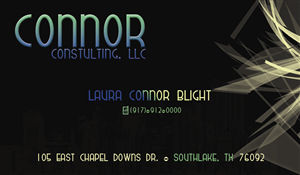Business Card Design by Smudgetek Studios for Connor Consulting, LLC | Design #5363785