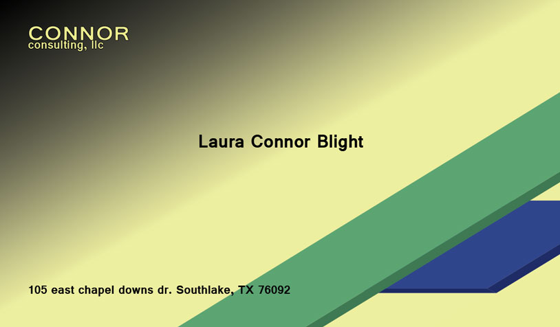 Business Card Design by Smudgetek Studios for Connor Consulting, LLC | Design #5371976