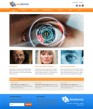 Web Design by Lauren for Kinatomic Technology | Design #1501697