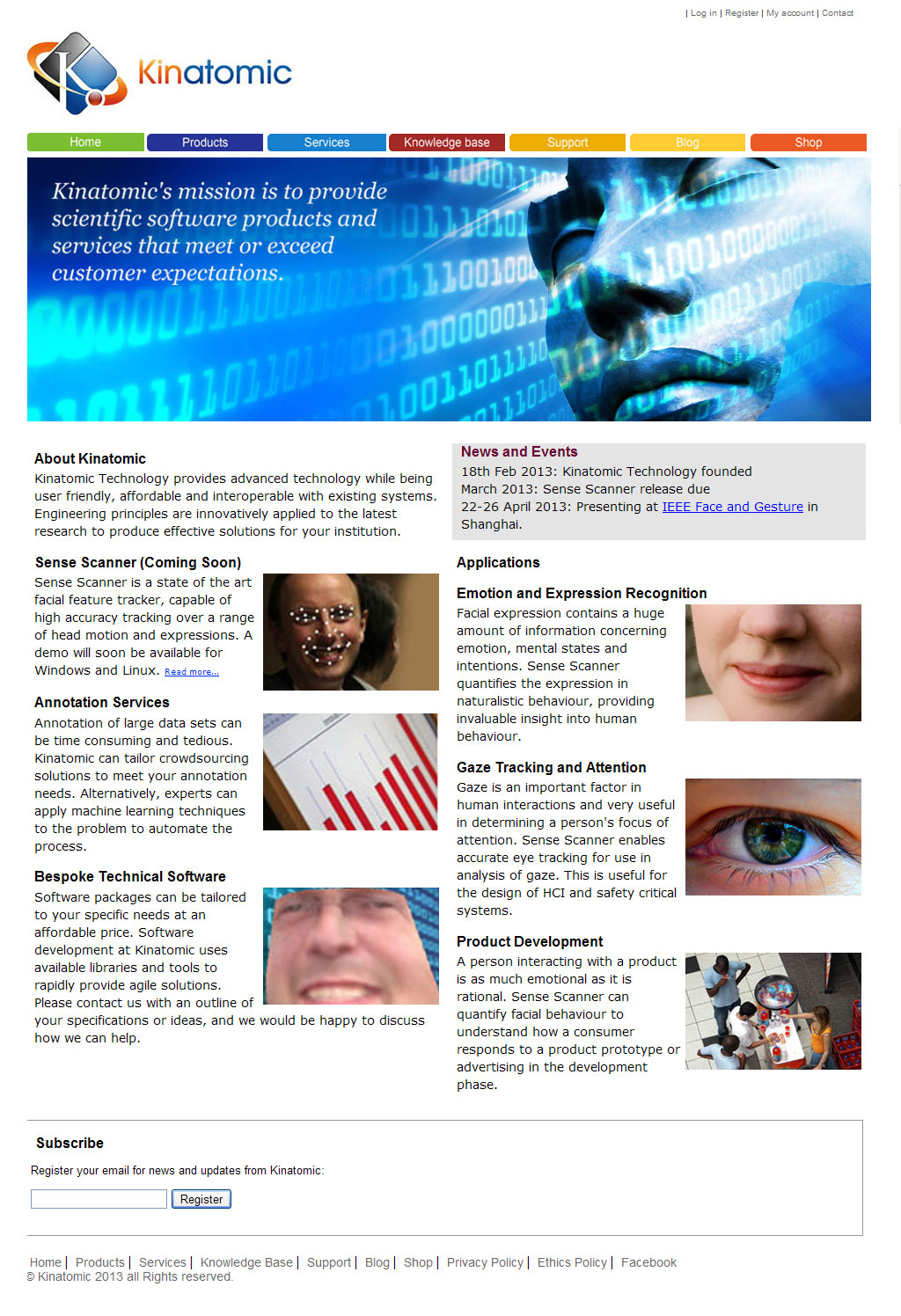Web Design by Designer Mate for Kinatomic Technology | Design #1521369