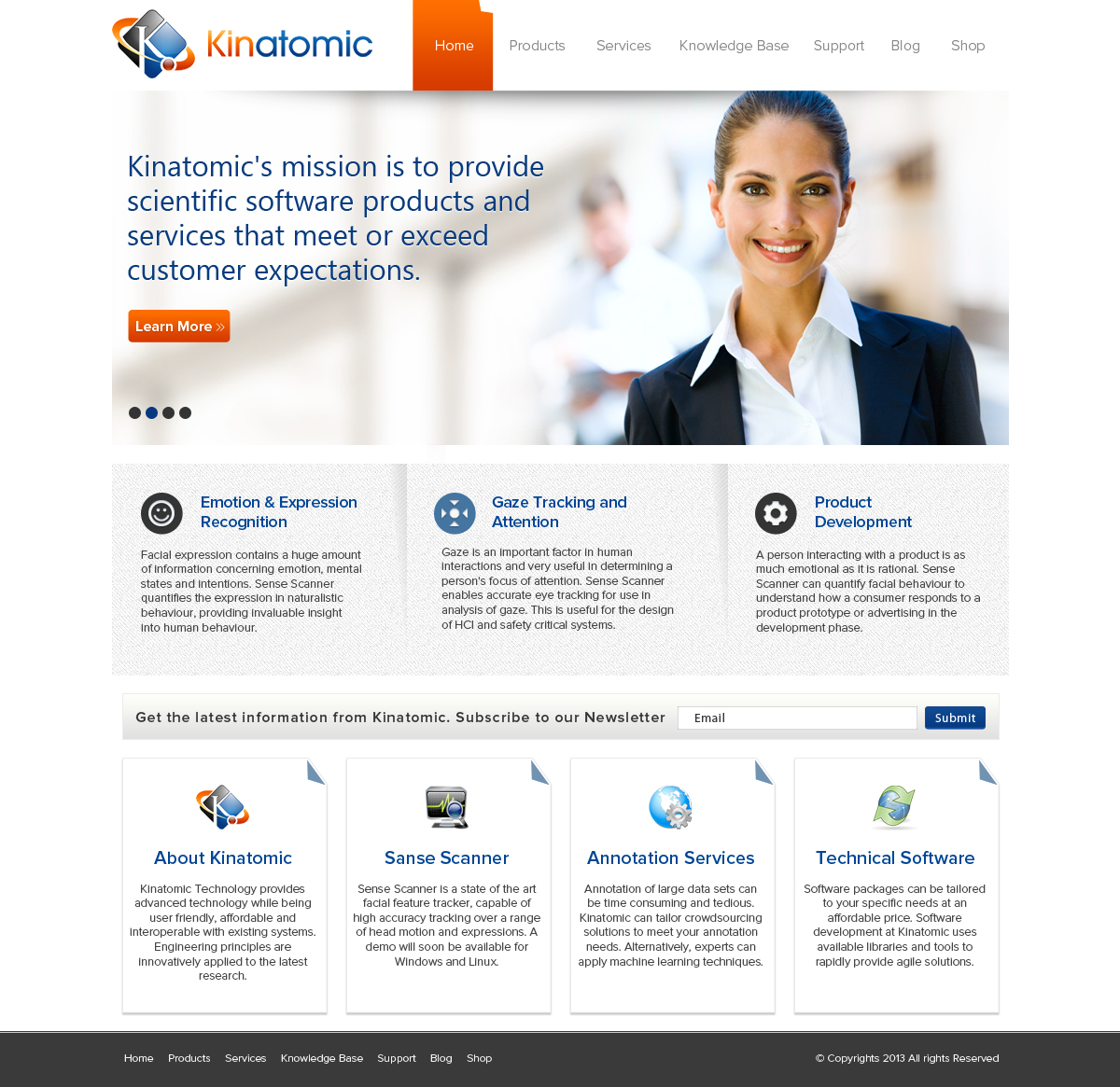 Web Design by OM for Kinatomic Technology | Design #1509904