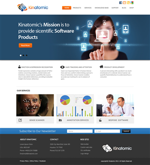 Web Design by OM for Kinatomic Technology | Design: #1520504