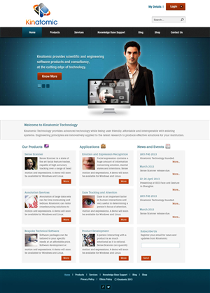 Web Design by UniqueDesignz for Kinatomic Technology | Design: #1523526