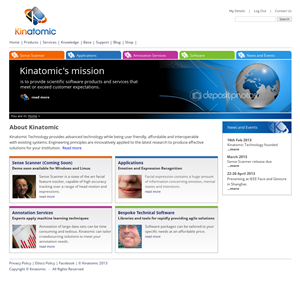 Web Design by Relativiteit for Kinatomic Technology | Design: #1495694
