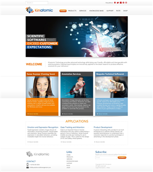 Web Design by TechWise for Kinatomic Technology | Design: #1515066