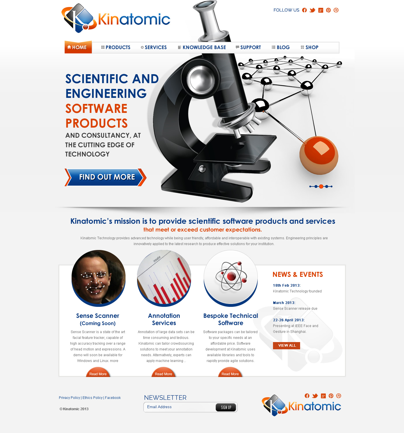 Web Design by TechWise for Kinatomic Technology | Design #1515074