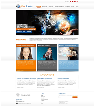 Web Design by TechWise for Kinatomic Technology | Design: #1522014