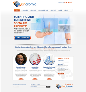 Web Design by TechWise for Kinatomic Technology | Design: #1522019