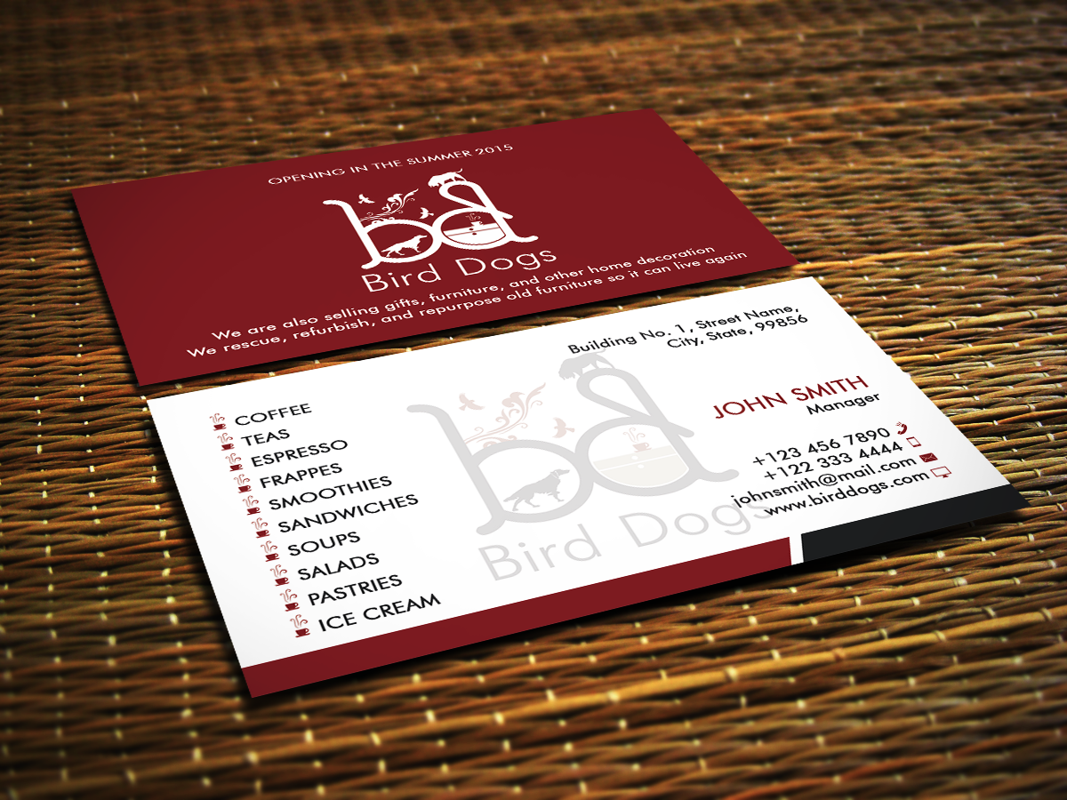 Visitenkarten-Design von Sajin für dieses Projekt | Design #5367404