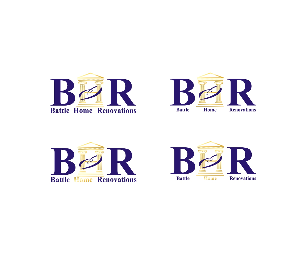 Logo Design by QuattroCreative for Battle Home Renovations | Design #5370097