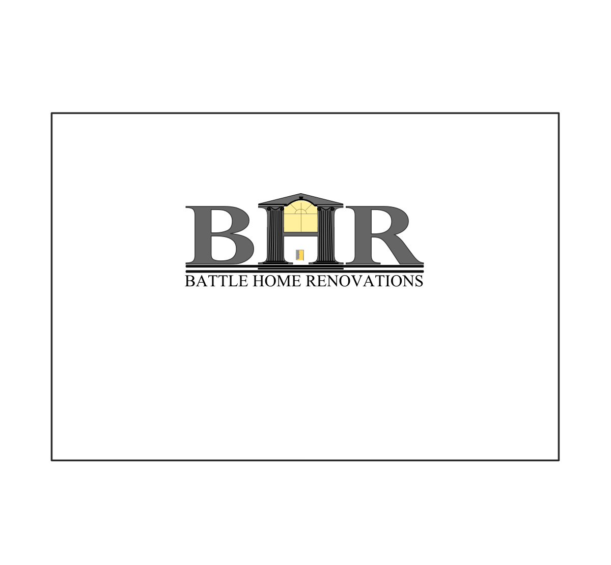 Logo Design by artenlight A for Battle Home Renovations | Design #5356599