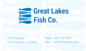Logo Design by LJDezignz for Great Lakes Fish Co | Design: #5391464