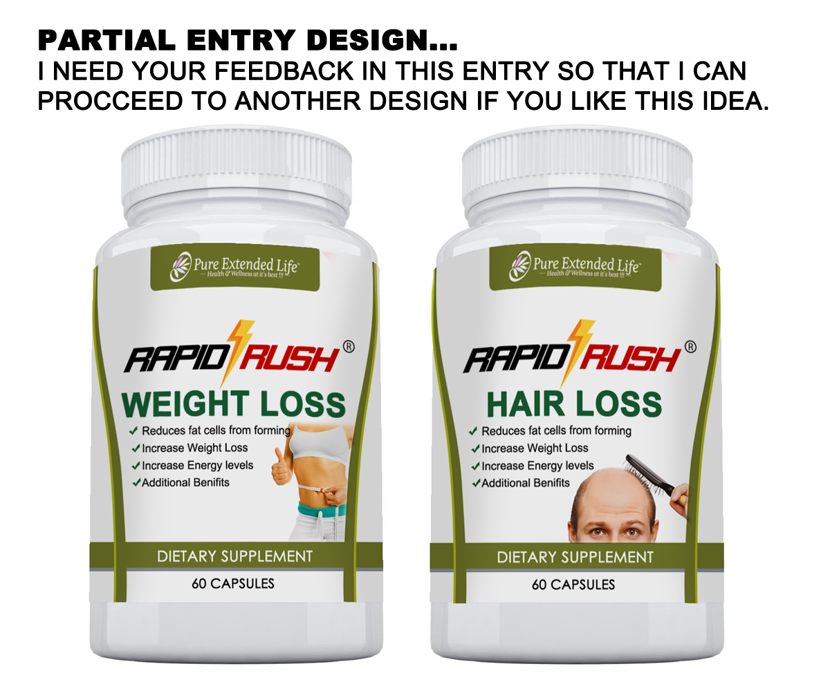 Label Design by MDesigns ™ for Pure Extended Life | Design #5579700