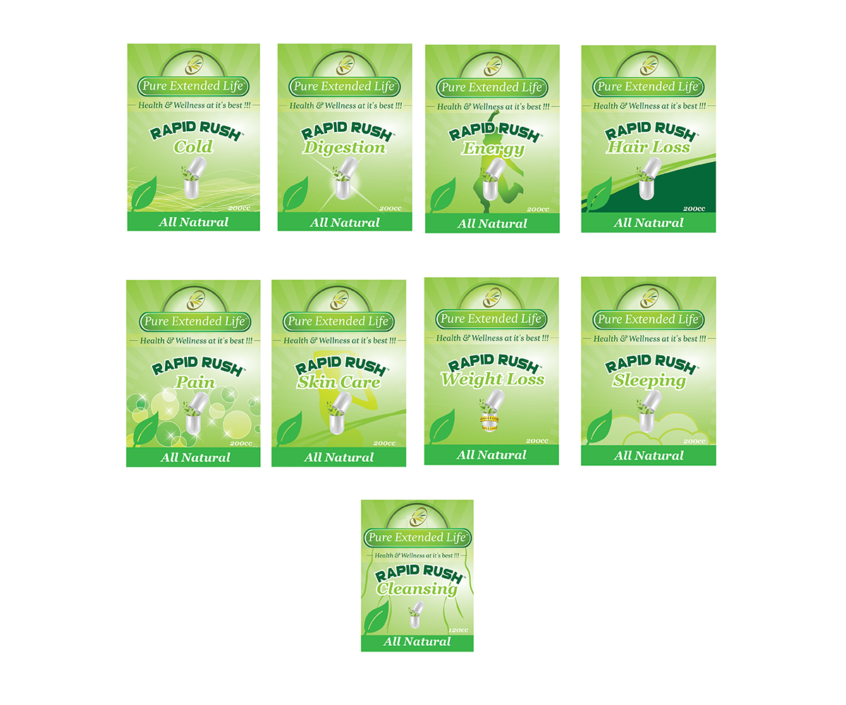 Label Design by Soula Vetter for Pure Extended Life | Design #5542194