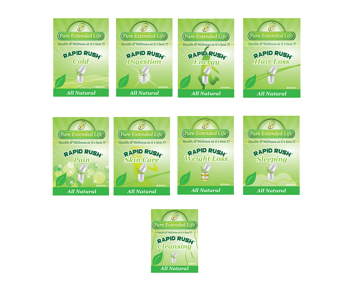 Label Design by Soula Vetter for Pure Extended Life | Design #5597412