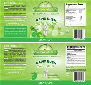 Label Design by Soula Vetter for Pure Extended Life | Design: #5794910