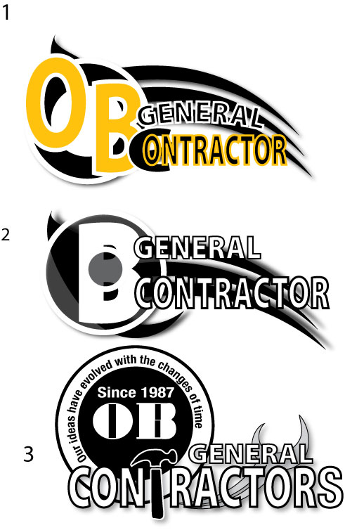 Logo-Design von fourdog123 für OB General Contractors | Design #5363688