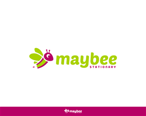 Maybee (and underneath we need the word 'stationery') | Logo Design by MrBranding