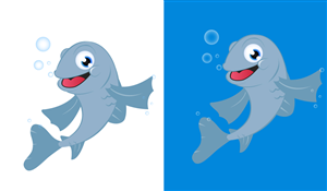 Design de Mascotte par @vorbys pour Lyme Regis Marine Aquarium | Design : #1494215